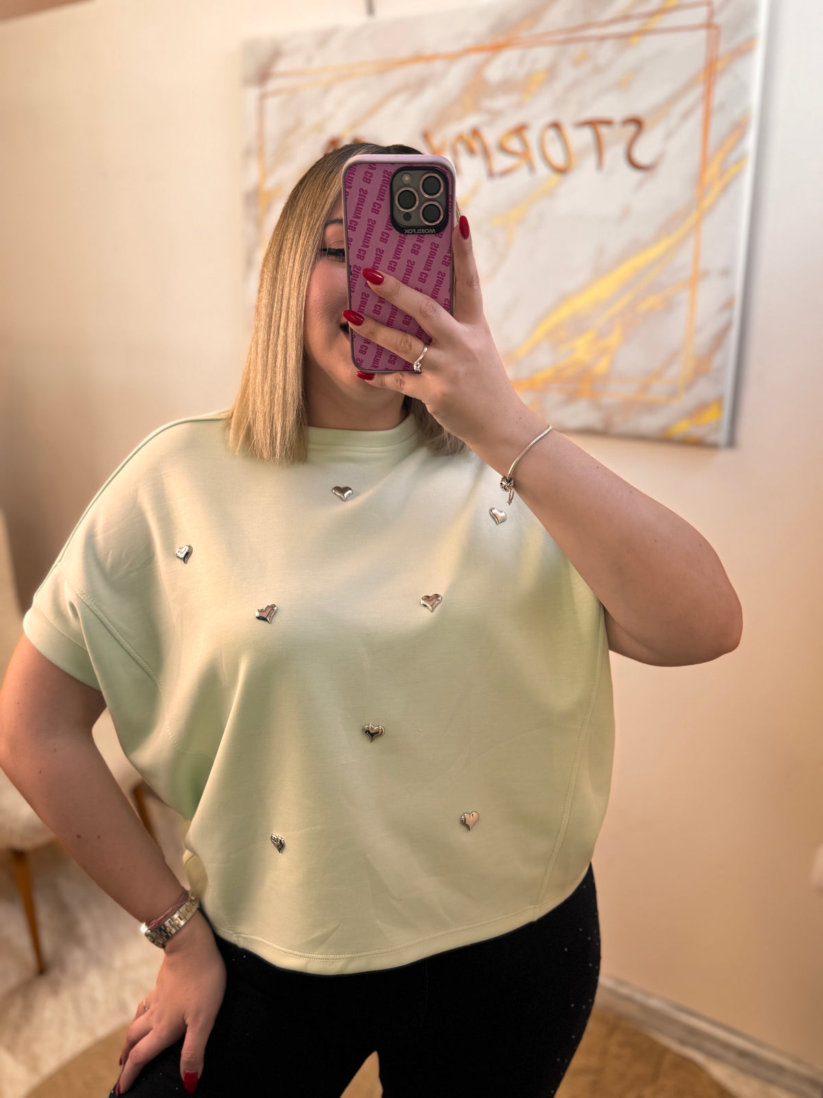 Metalic Heart T-shirt