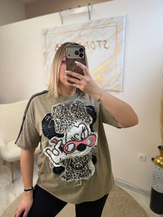 Mini 3D Oversized Khaki