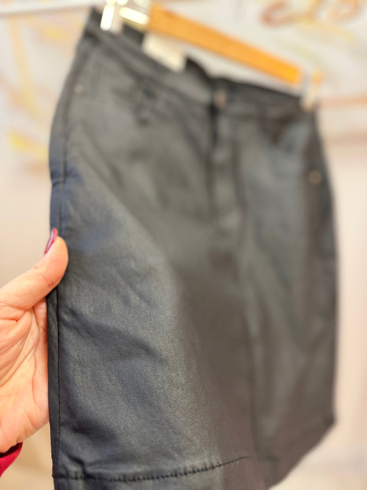 Eco Leather Skirt