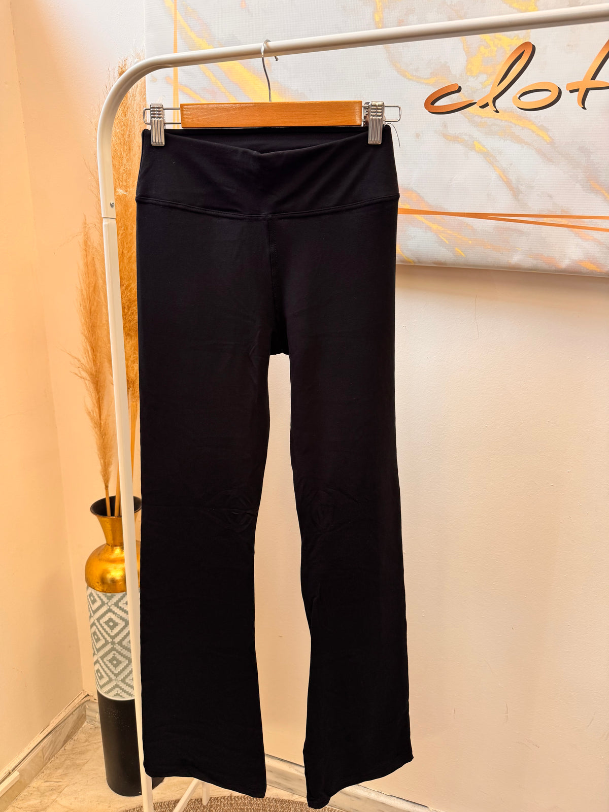 Konnie Black Elastic Pant