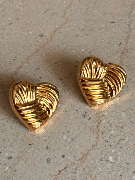 HEART STRAND EARRINGS