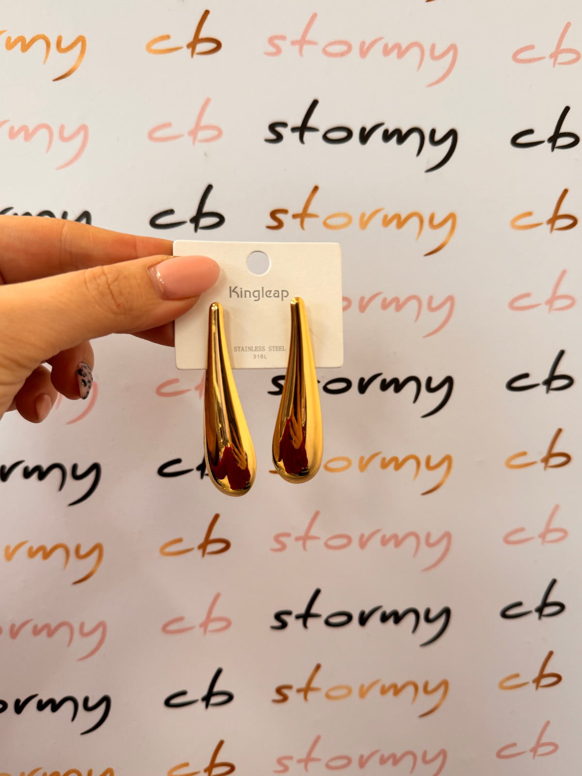XL Drops Earrings