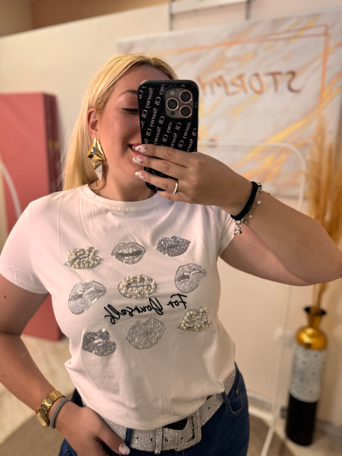 Kiss Strass T-shirt