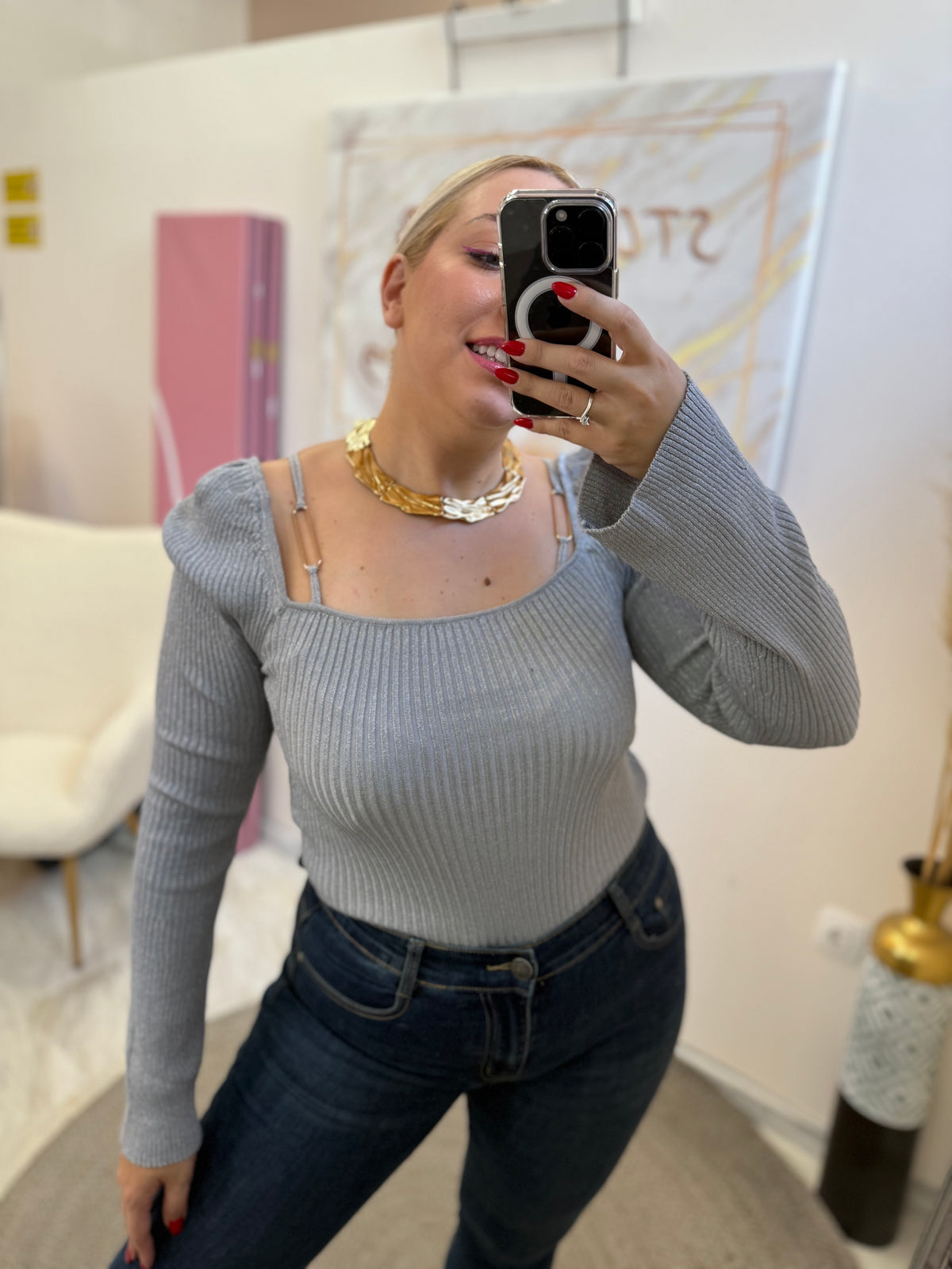 Melly Lurex Shirt