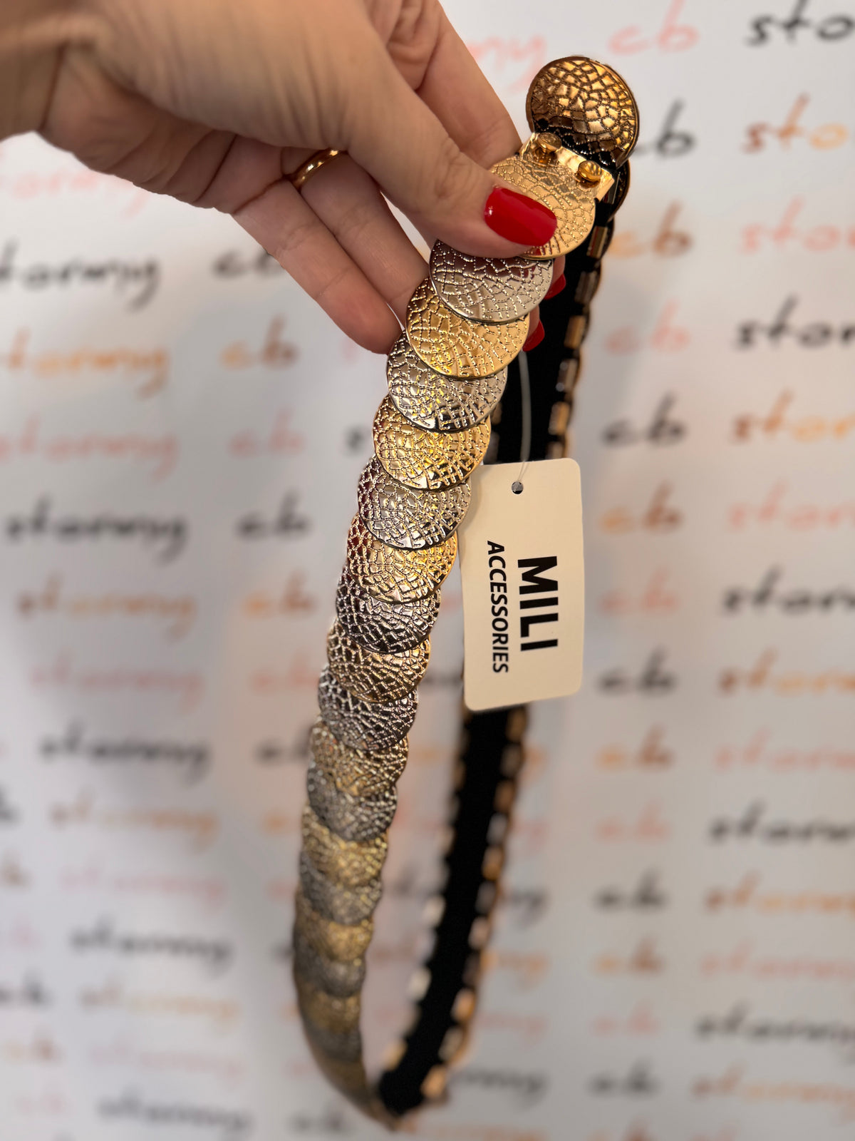 Gold & Silver Belt