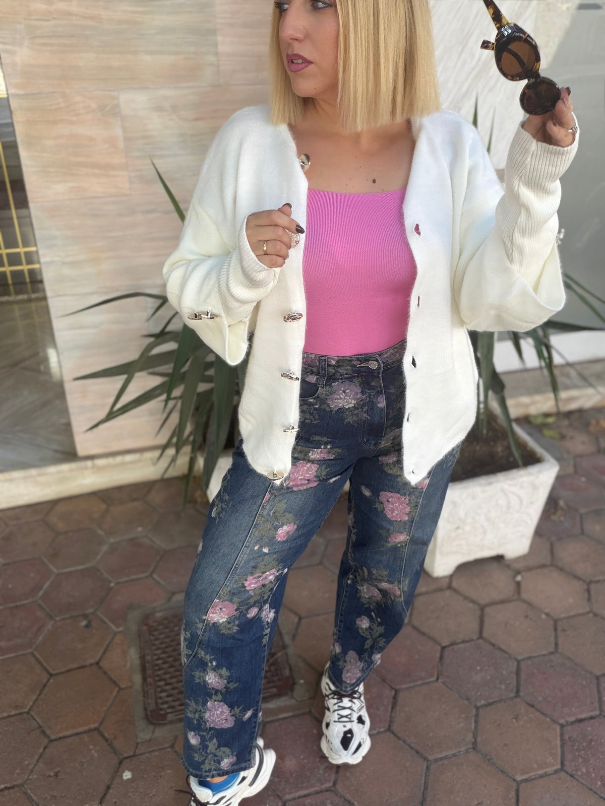 Floral Jean