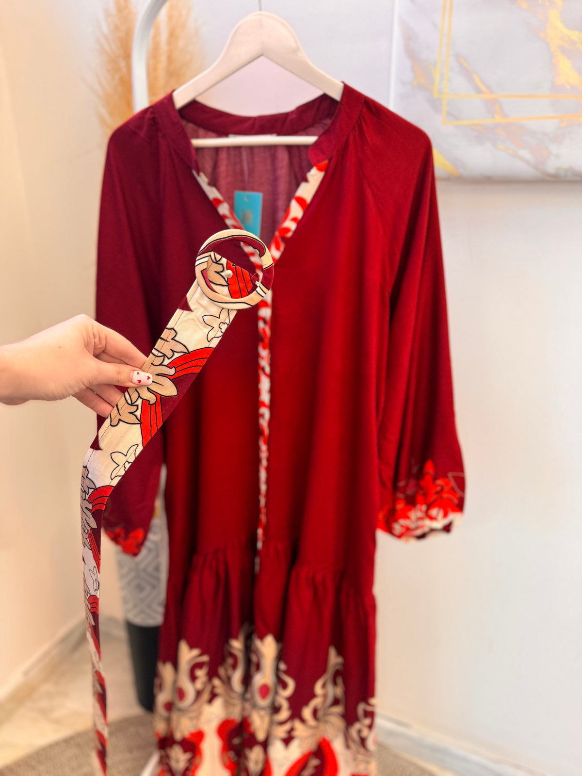 Mariana Semizie Red Dress