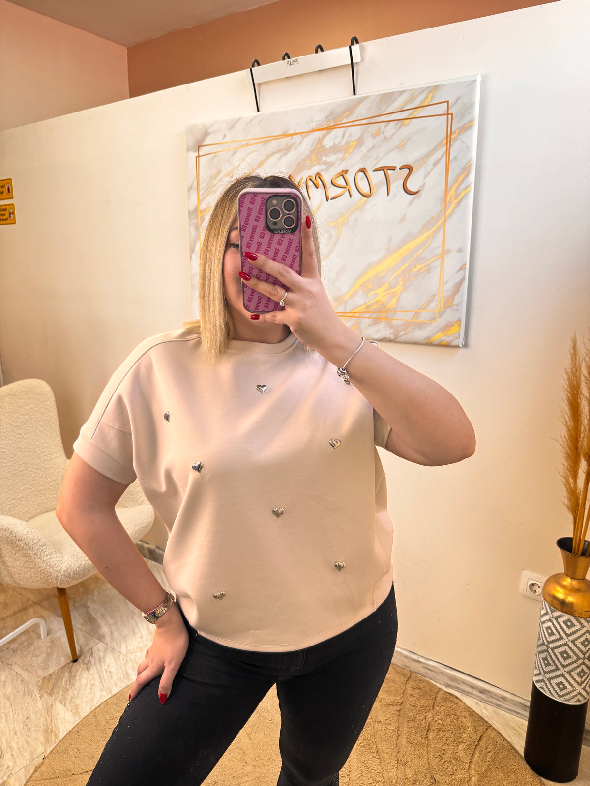 Metalic Heart T-shirt