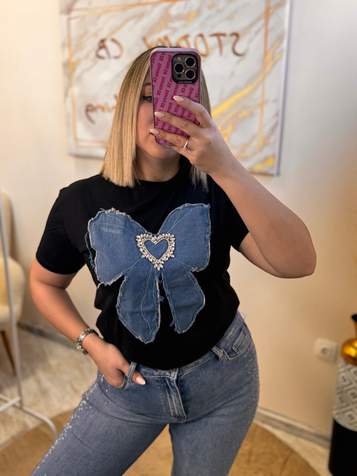 Jean Bow T-shirt