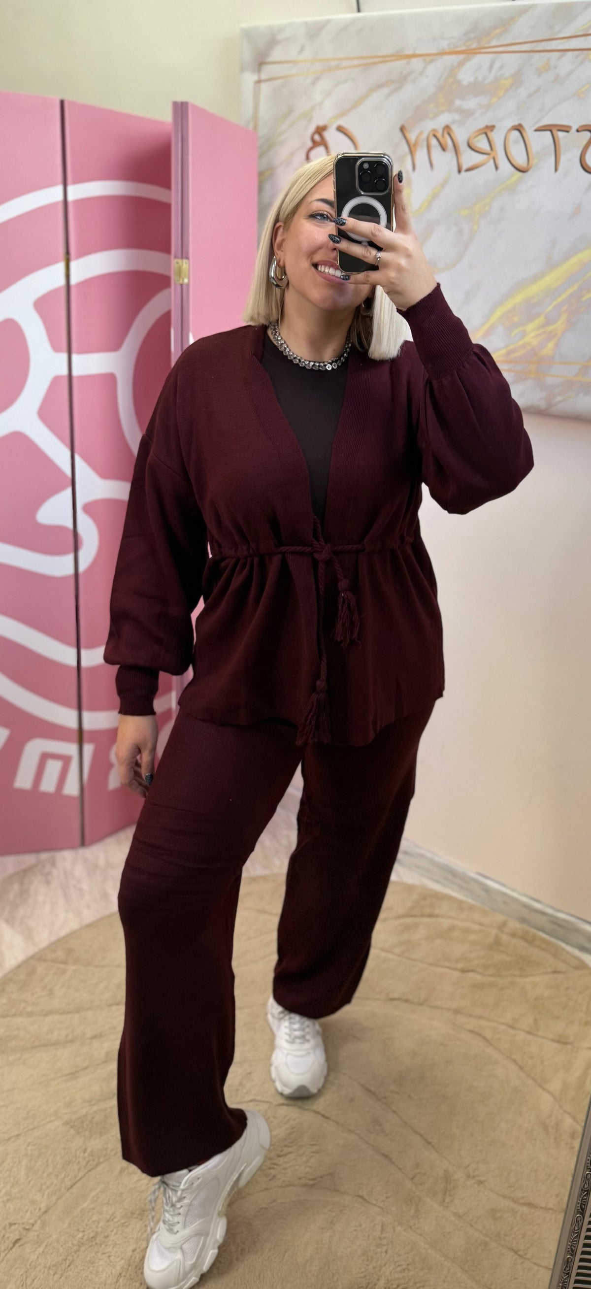 Emelia Set Bordeaux