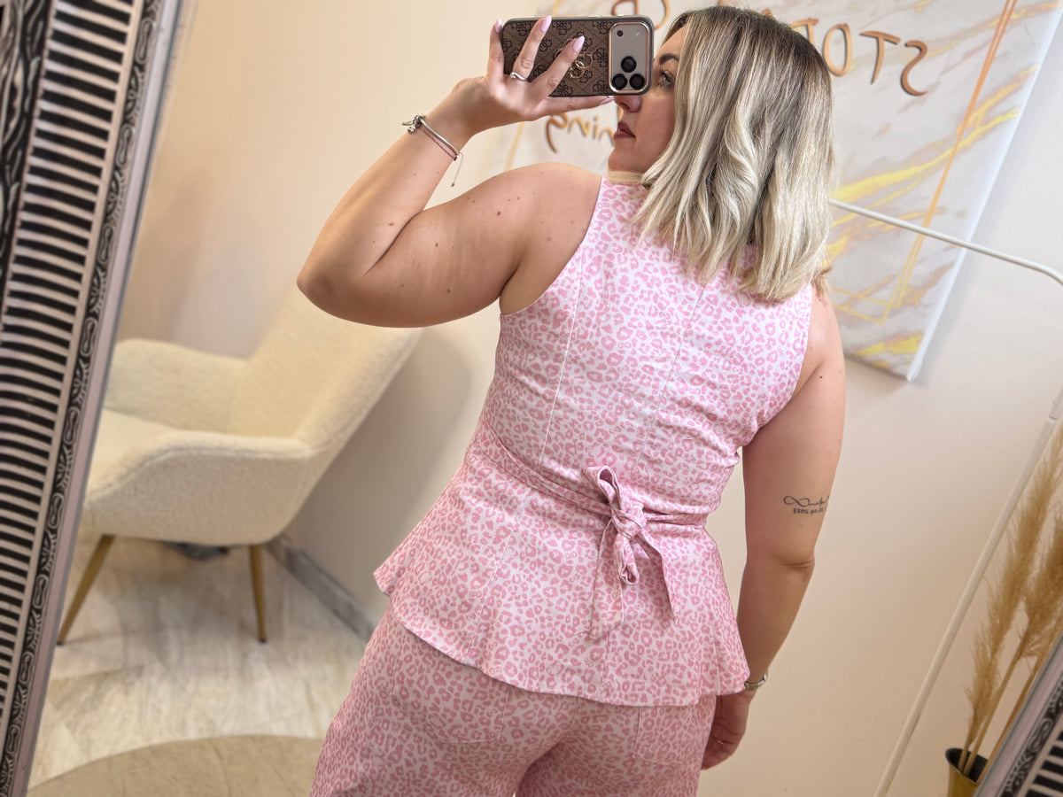 Jean leopard set