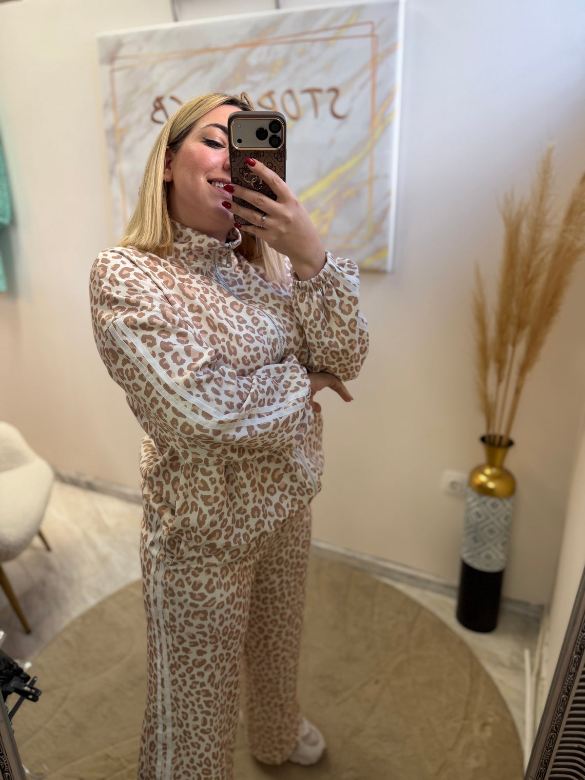 Leopard Striped Set Spring