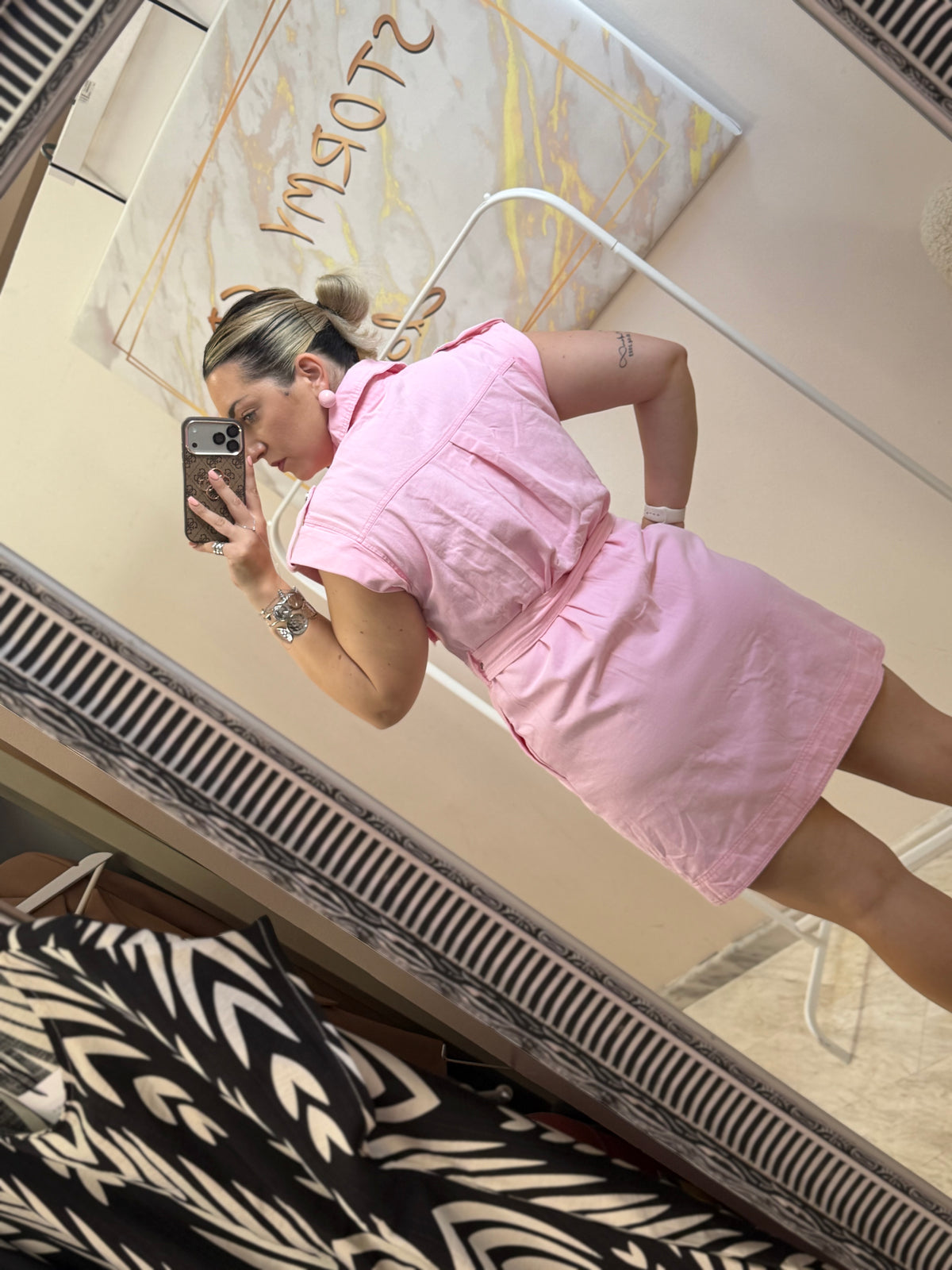Menia Jean Dress Pink