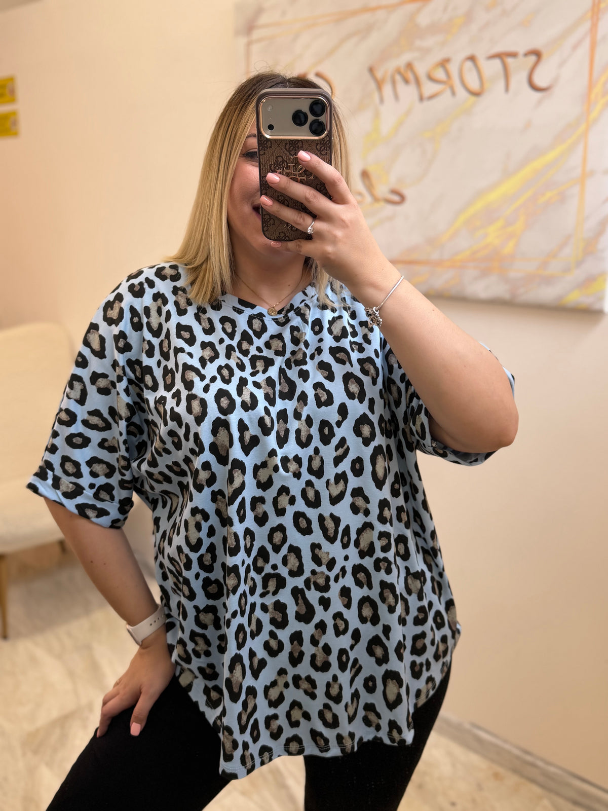 Leopard Oversized Shirt