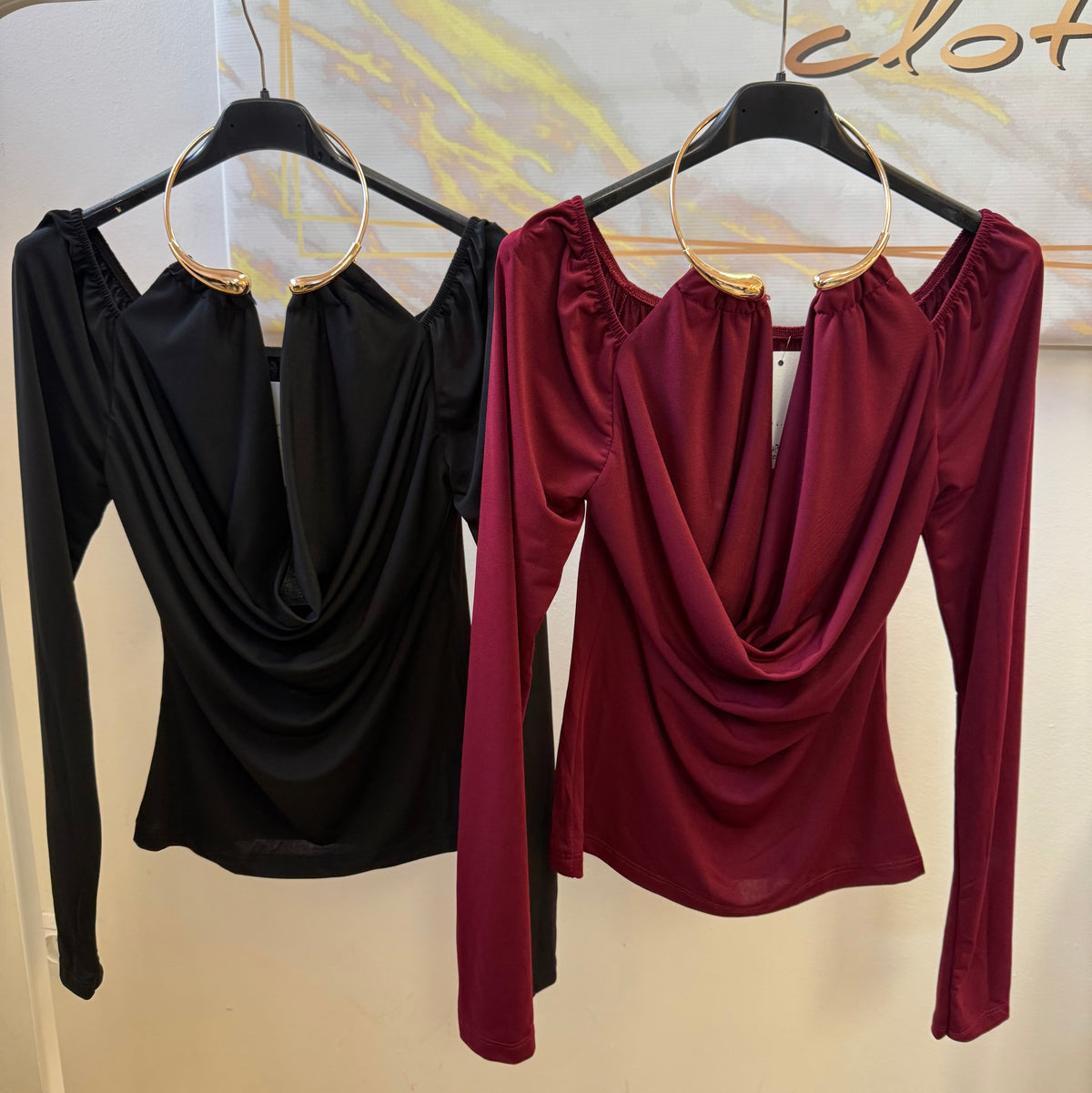Gold Necklace Shirt