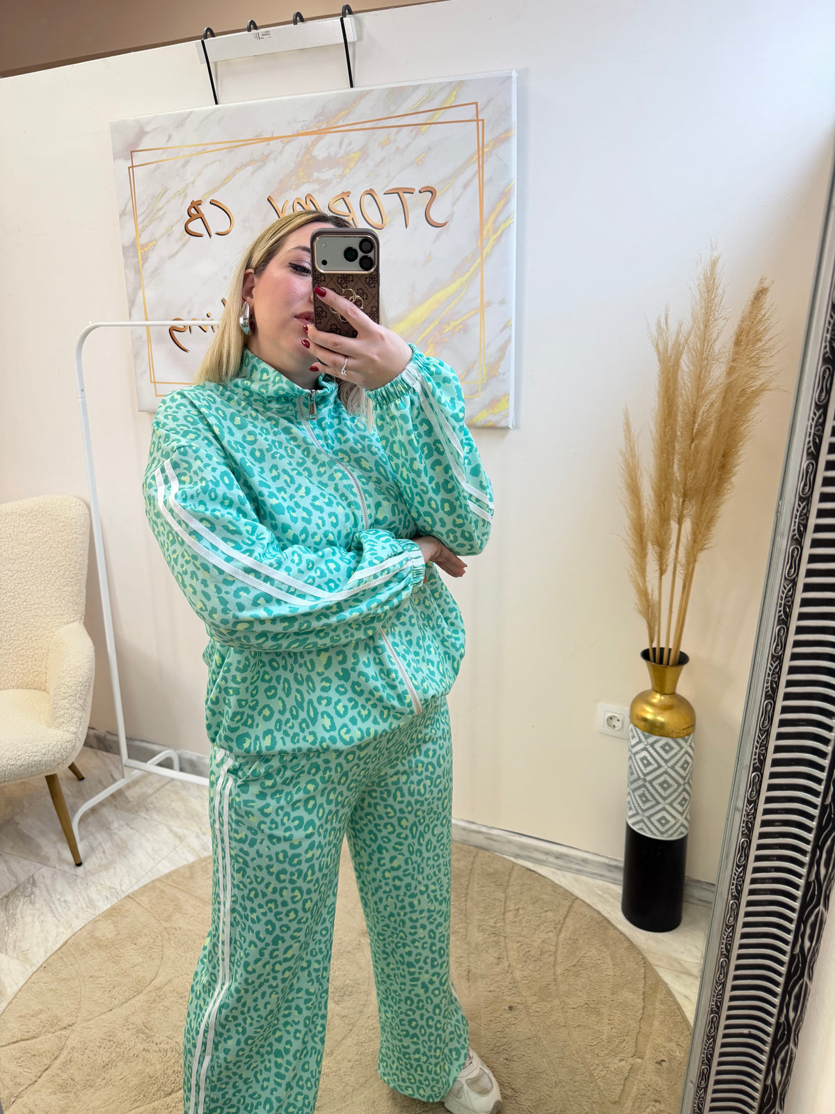 Leopard Striped Set Spring
