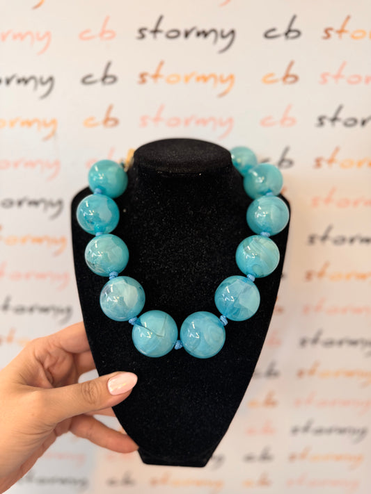 Balls Necklace Turquoise