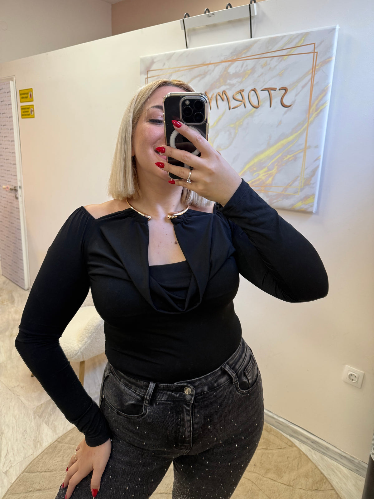 Gold Necklace Shirt