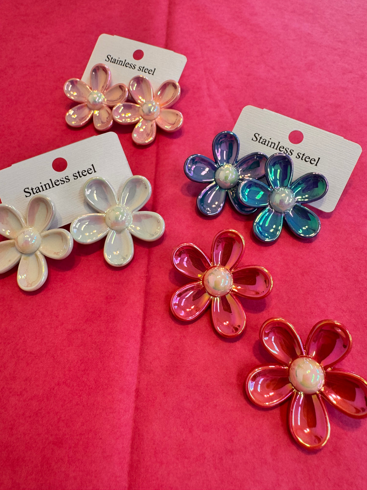 Daisy Pearl Earrings