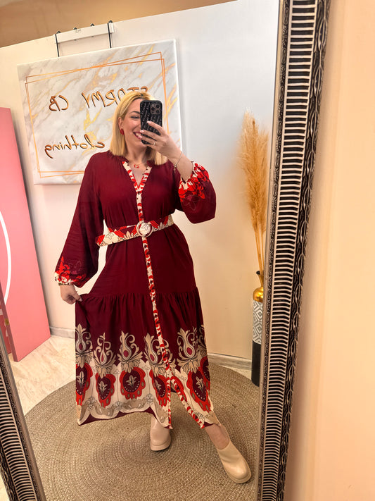 Mariana Semizie Red Dress