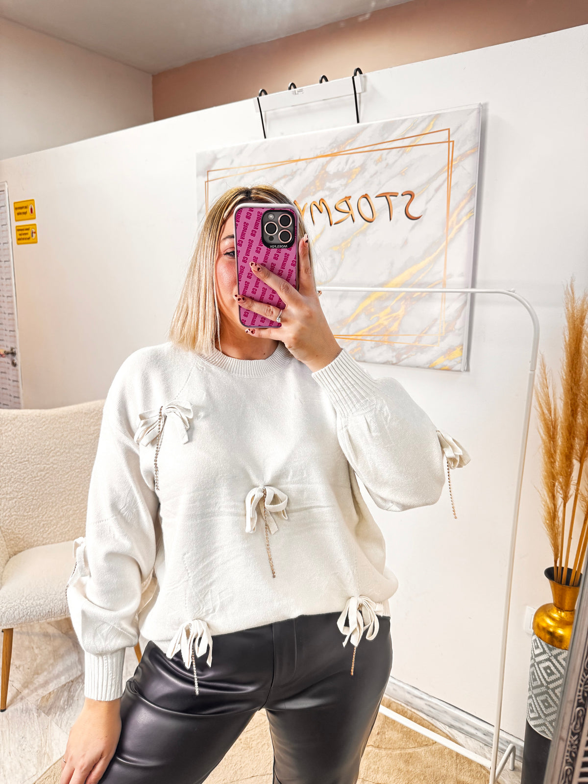 Soft Bow Shirt