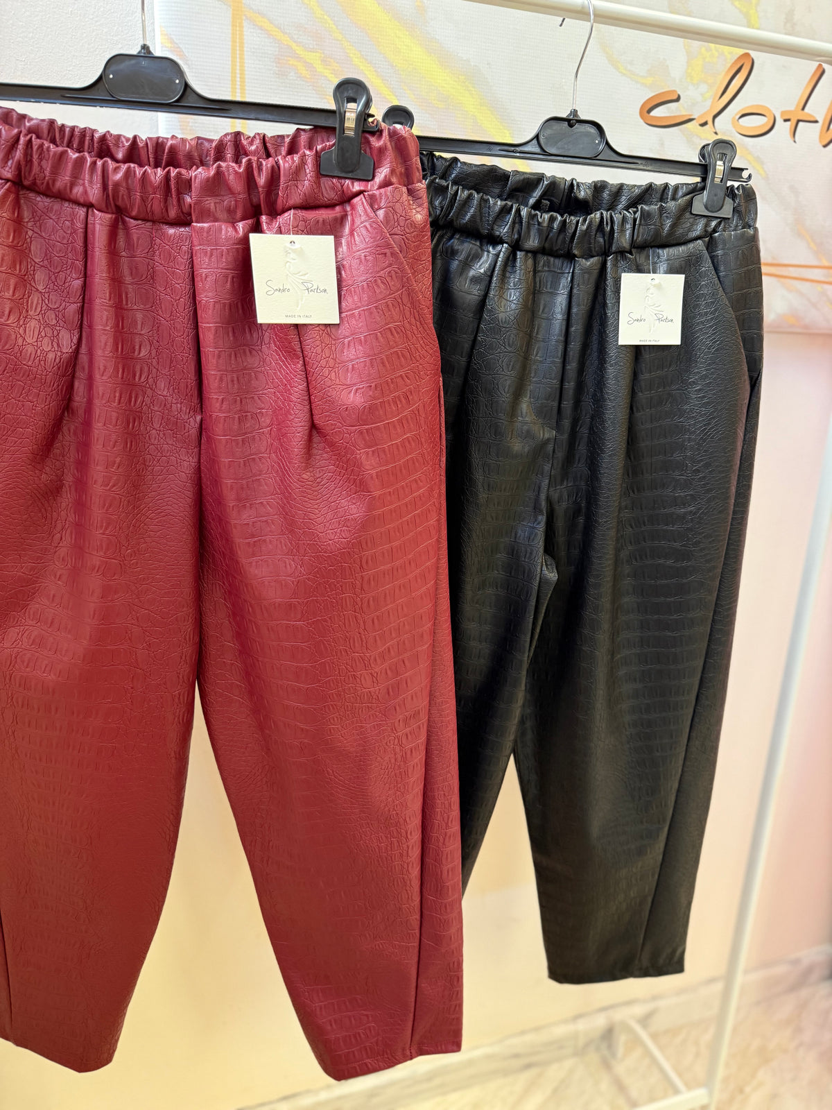 Κρόκο Δερματίνη Baggy