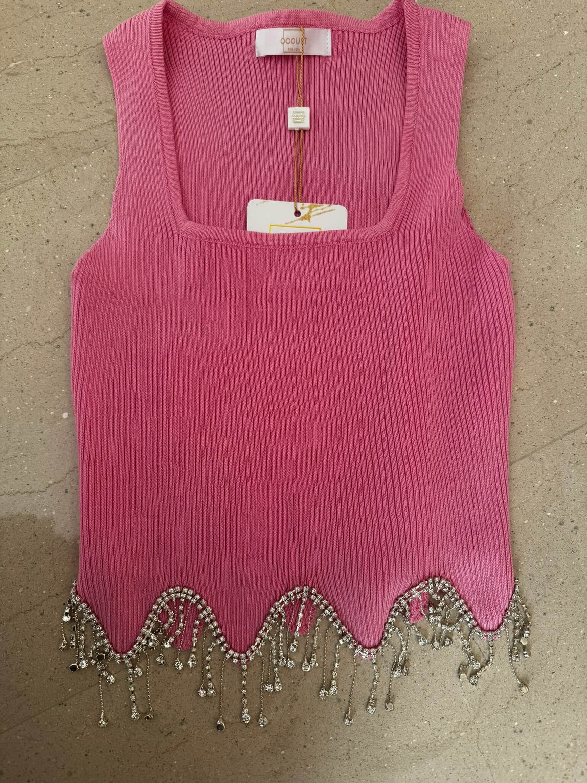 CROP TOP STRASS